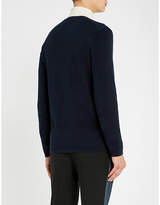 Thumbnail for your product : HUGO V-neck cotton-blend jumper