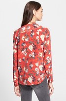 Thumbnail for your product : The Kooples Floral Print Silk Shirt