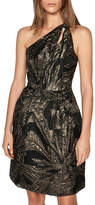 Thumbnail for your product : Metallic Jacquard One Shoulder Dress