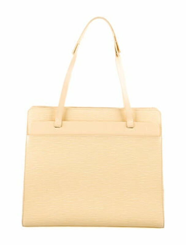 Louis Vuitton Leather Shoulder Bag Yellow ShopStyle