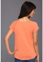 Thumbnail for your product : Lucky Brand Amazon Lily Cut Out S/S Tee