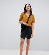 Thumbnail for your product : Weekday peach feel shorts in black