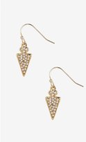 Thumbnail for your product : Express Pave Arrow Head Drop Earrings