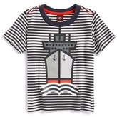 Thumbnail for your product : Tea Collection 'Nordsee Schiff' Cotton T-Shirt (Baby Boys)