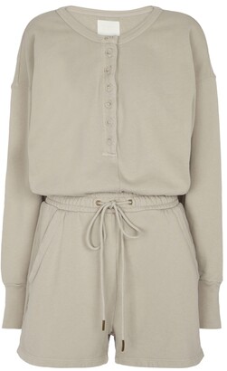 Citizens of Humanity Loulou cotton jersey playsuit