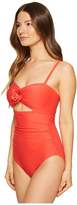 Thumbnail for your product : Kate Spade Pink Sands Beach #62 Peep Hole One-Piece Swimsuit w/ Removable Soft Cups Women's Swimsuits One Piece