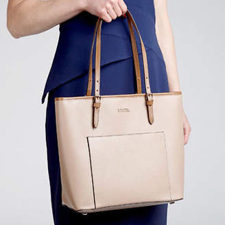 NEW Venus Large Leather Tote Bag Nude Women's by VIVER Leather