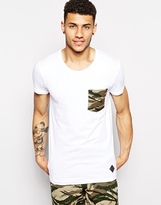 Thumbnail for your product : Minimum T-Shirt with Camo Pocket