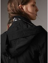 Thumbnail for your product : Burberry Taffeta Trench Coat with Detachable Hood , Size: 16, Black