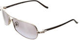 Thumbnail for your product : Chrome Hearts Reflective Aviator Sunglasses