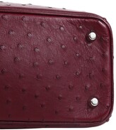 Thumbnail for your product : Christian Dior Red Ostrich Leather Diorissimo Satchel (Authentic Pre-Owned)