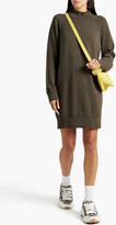 Thumbnail for your product : ATM Anthony Thomas Melillo French cotton-terry turtleneck mini dress