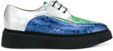 Thumbnail for your product : No.21 Sequin Lace-Up Shoes