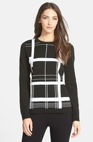 Thumbnail for your product : Classiques Entier Graphic Pattern Crewneck Sweater