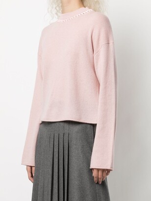 Theory Cropped Cashmere Jumper