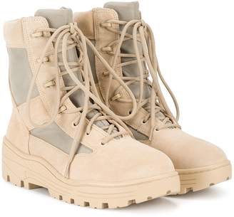 Yeezy Sand Lace Up Combat Boots