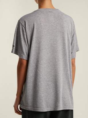 Couture Noki - Customised Street Cotton T Shirt - Womens - Grey Multi