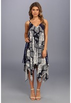 Thumbnail for your product : DKNY Tribal Tie Dye Hankerchief Dress
