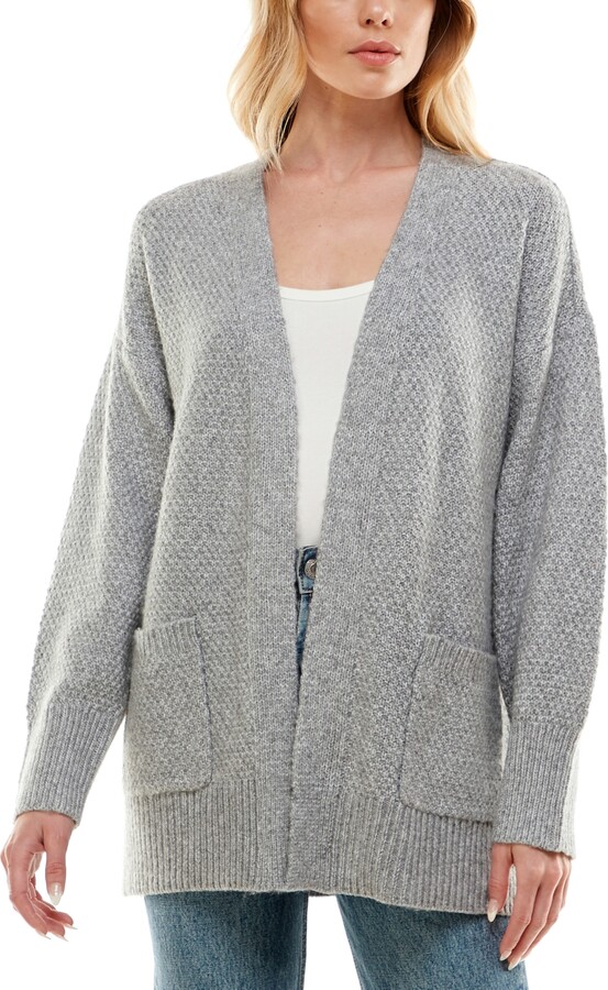 Byer Womens Open-Front Cocoon Cardigan Sweater Juniors A 
