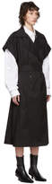 Thumbnail for your product : Juun.J Black Short Sleeve Trench Coat