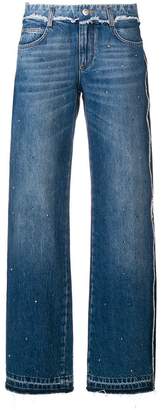 Ermanno Scervino studded raw hem jeans