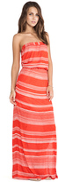 Thumbnail for your product : Splendid Safari Stripe Strapless Maxi Dress
