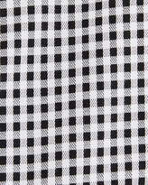 Thumbnail for your product : Neiman Marcus Trim-Fit Non-Iron Grid-Print Dress Shirt, Black