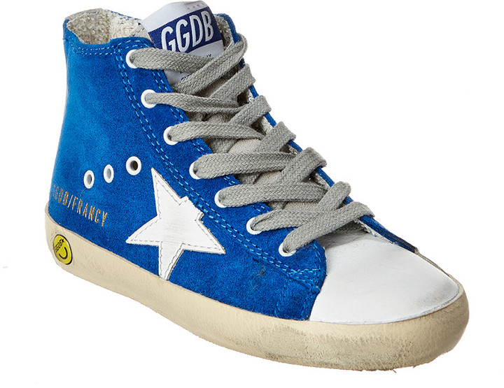 golden goose blue high tops
