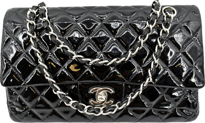Chanel Patent leather handbag - ShopStyle Shoulder Bags
