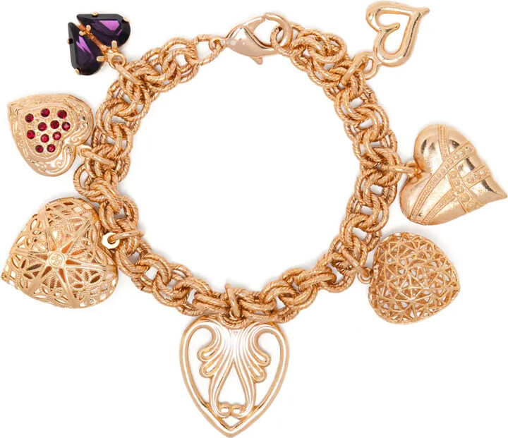 BLAKLACE Heart Charm Bracelet