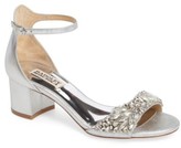 Thumbnail for your product : Badgley Mischka Women's Tamara Crystal Block Heel Sandal
