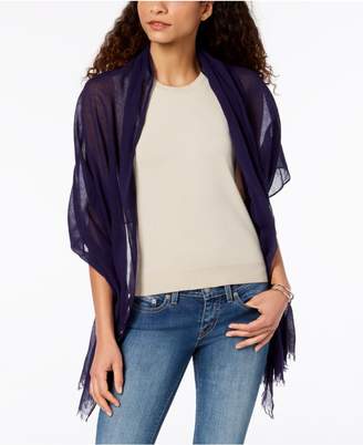 INC International Concepts Solid Cotton Wrap, Created for Macy's