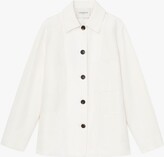 Plus Size Silk Linen Shirt Jacket W 