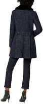 Thumbnail for your product : Warehouse Swing Faux Fur Collar Coat