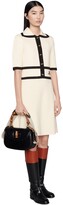 Thumbnail for your product : Gucci Wool GG piquet jacquard polo dress