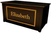 Thumbnail for your product : Dream Toy Box Espresso Toy Box With Shadow Bold Font Cedar Base: No