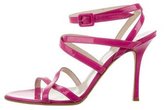Thumbnail for your product : Brian Atwood Patent Leather Multistrap Sandals