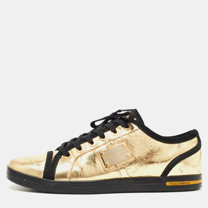 Dolce & Gabbana Men's Gold Sneakers & Athletic Shoes | 10 Dolce & Gabbana  Men's Gold Sneakers & Athletic Shoes | ShopStyle | ShopStyle