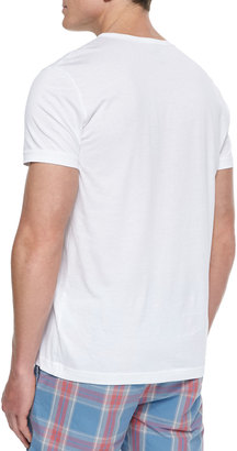 Lacoste Pima Cotton Henley T-Shirt, White