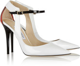Thumbnail for your product : Jimmy Choo Mystic patent-leather and elaphe pumps
