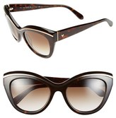 Thumbnail for your product : Kate Spade 54mm Cat Eye Sunglasses