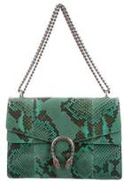 Thumbnail for your product : Gucci Dionysus Medium Snakeskin Shoulder Bag Green Dionysus Medium Snakeskin Shoulder Bag
