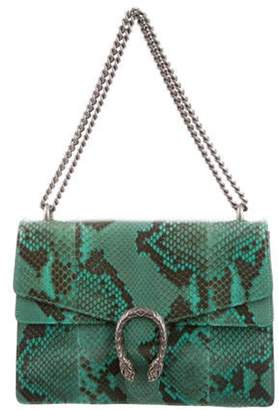 Gucci Dionysus Medium Snakeskin Shoulder Bag Green Dionysus Medium Snakeskin Shoulder Bag