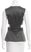 Thumbnail for your product : Cushnie Wool Cutout Top