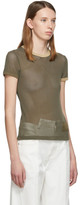 Thumbnail for your product : Helmut Lang Green Cotton Mesh Baby T-Shirt