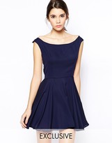 Thumbnail for your product : Love Skater Dress with Bardot Neck