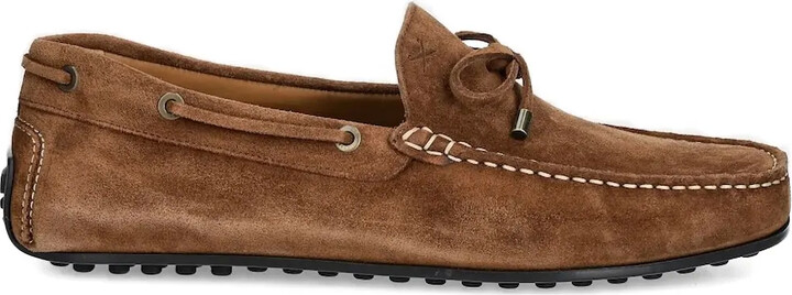 Hackett Suede Tassel Boat Shoes
