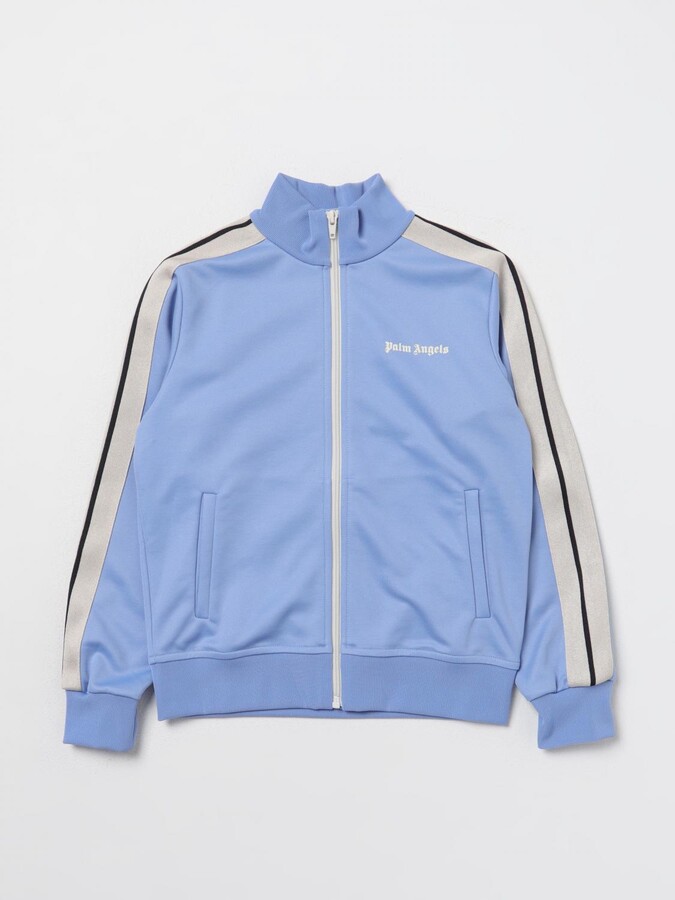 Palm Angels Baby Blue Intarsia Sweater ShopStyle Boys' Knitwear