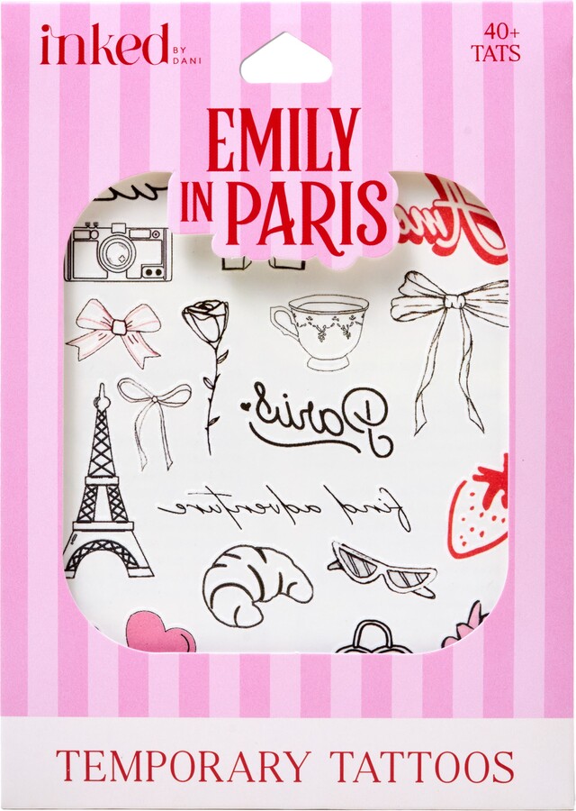 INKED by Dani Emily in Paris Temporary Tattoos