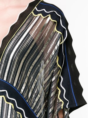 Peter Pilotto Metallic Silk-Blend Gown